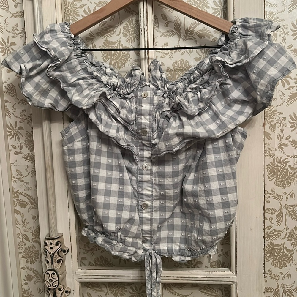 Lauren Conrad ruffle top